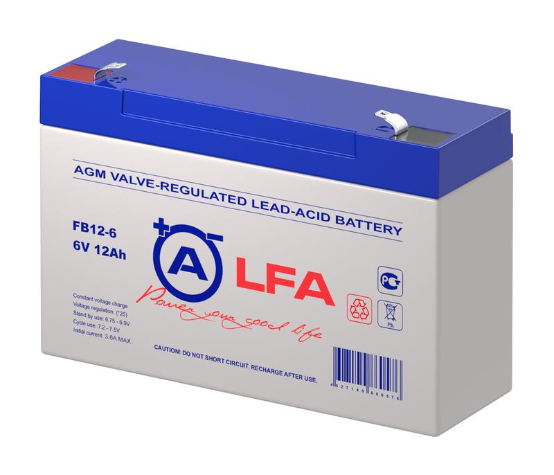 аккумулятор 6в 12а.ч lfa fb12-6 lfa от BTSprom.by