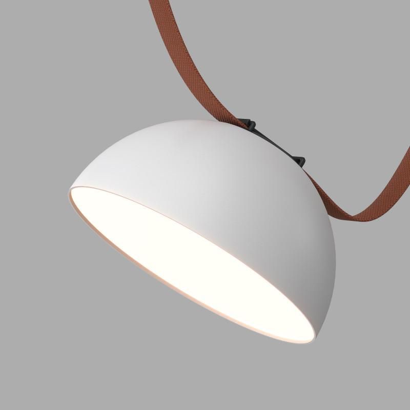 светильник для трека-ремня belty flow со светодиодом d220хh117мм 48в dc 24вт ra90 120град. 4000к ip20 бел. с черн. алюм. denkirs dk5560-wh+bk от BTSprom.by