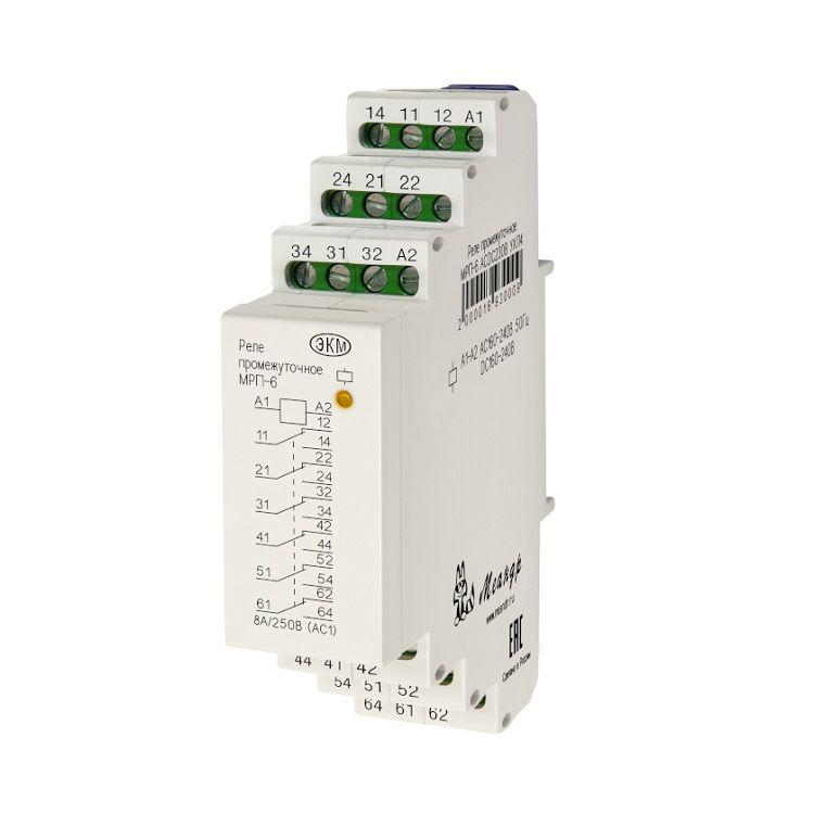реле промежуточное мрп-6 dc24в ухл2 (спец.) меандр a8302-16938234 от BTSprom.by