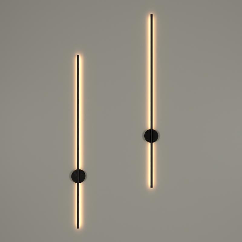 светильник светодиодный rve-pls1210-line-bra-1000-n 10вт 4000к 1000х12х10 бра накладной черн. rvelektro rve00003340 от BTSprom.by