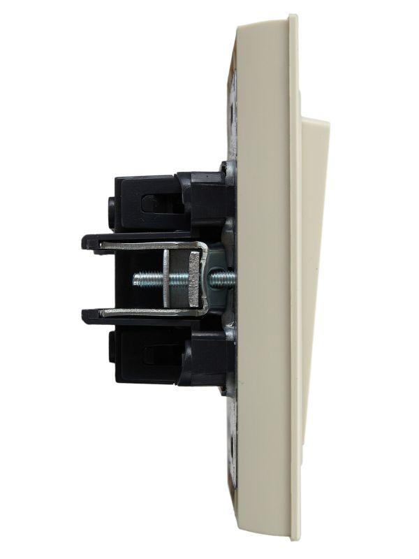  Выключатель 2-кл. СП BRITE ВСР10-2-0-БрКр 10А в сборе беж. IEK BR-V20-0-10-K10-F фото в каталоге от BTSprom.by