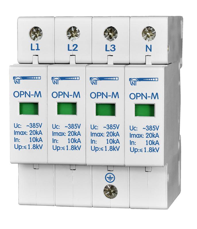 ограничитель перенапряжения опн-м (4s) 10ка 4 модуля 380в in:10ка новатек-электро 567894-10 от BTSprom.by