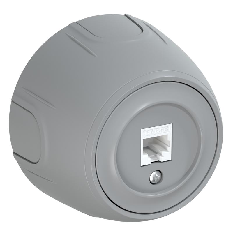 розетка компьютерная 1-м rj45 кат.5e rotondo сер. onekeyelectro 7700889 от BTSprom.by