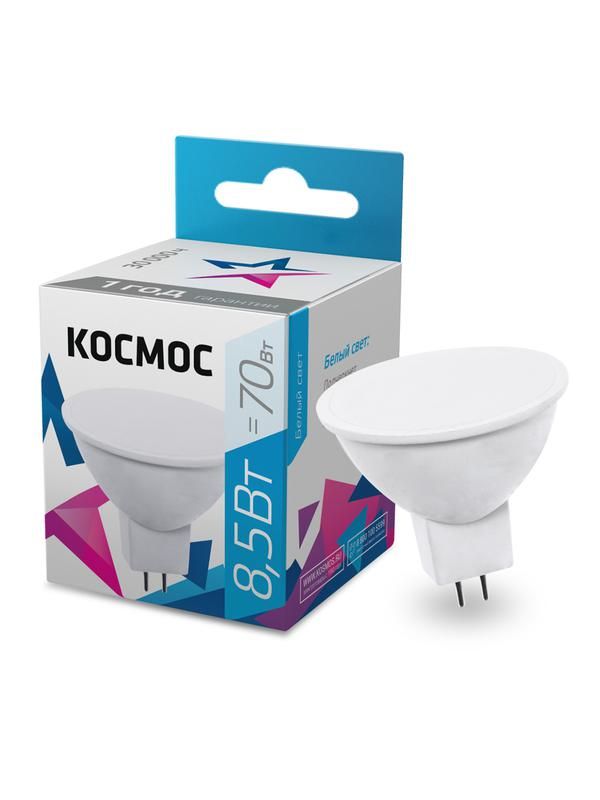 лампа светодиодная jcdr 8.5вт 220в gu5.3 4500к космос lkecled8.5wjcdrc45 от BTSprom.by