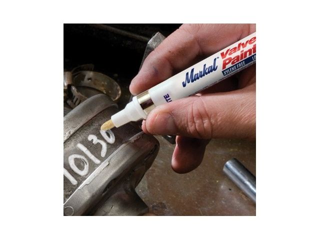 маркер промышл. перманентный на основе жидк. краски markal valve action красный (толщина линии 3 мм. цвет красный) 96822 от BTSprom.by