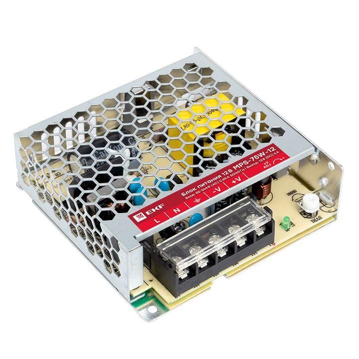 блок питания 12в mps-75w-12 proxima ekf mps-75w-12 от BTSprom.by