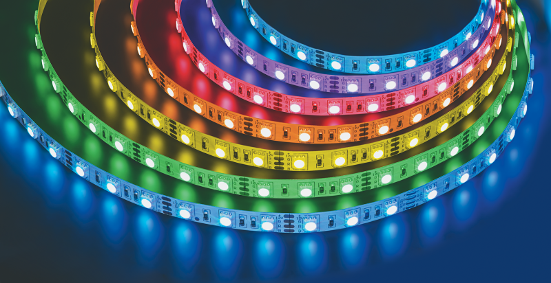 лента светодиодная 71 247 nls-3528rgb60-4.8-ip20-12v-r20 4.8вт/м (уп.50м) navigator 71247 от BTSprom.by