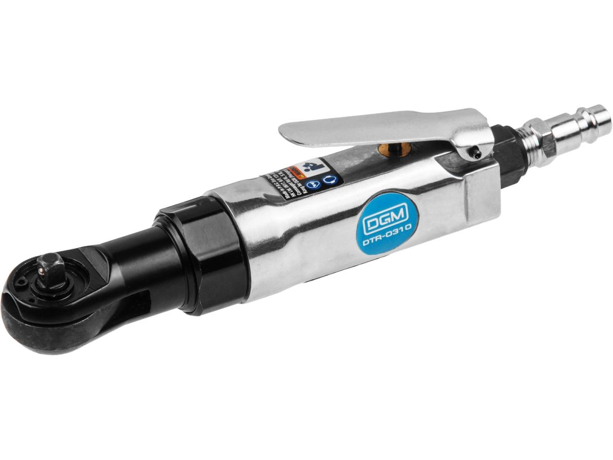 пневмогайковерт-трещотка 1/4" dgm dtr-0310 (35 нм, ударный мех-м: single ratchet paw, 76 л/мин, 250 об/мин) dg4011-6 от BTSprom.by