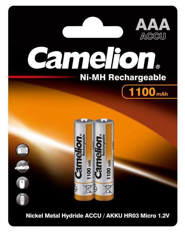 аккумулятор aaa/r03 1100ма.ч ni-mn bp-2 металлик (блист.2шт) camelion 7372 от BTSprom.by