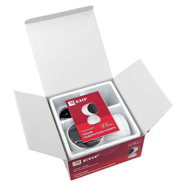  Камера поворотная Умная Connect Wi-Fi бел. EKF scwf-usb фото в каталоге от BTSprom.by
