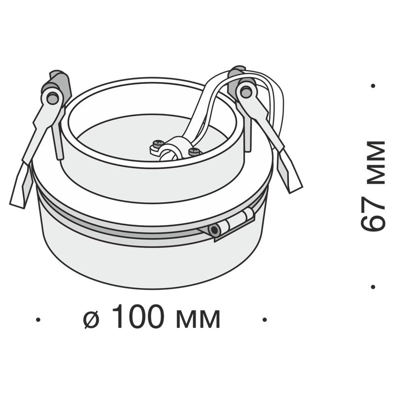  Светильник Magic 1х12Вт 4000К 36град. встраив. Maytoni DL2003-L12B4K фото в каталоге от BTSprom.by