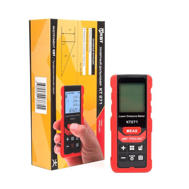  Дальномер лазерный KT 271 PROLINE КВТ 86209 фото в каталоге от BTSprom.by