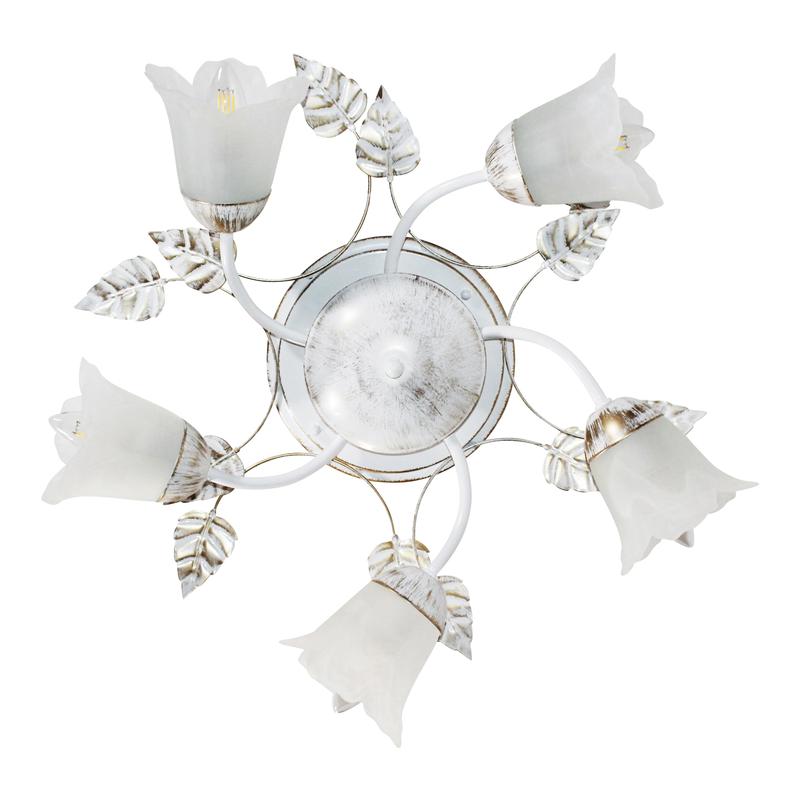  Светильник НПБ 01-5х60-102 (Плафон 62333) "Глория" 151 60Вт E14 IP20 бел./зол. (инд. упак.) Элетех 1005402939 фото в каталоге от BTSprom.by