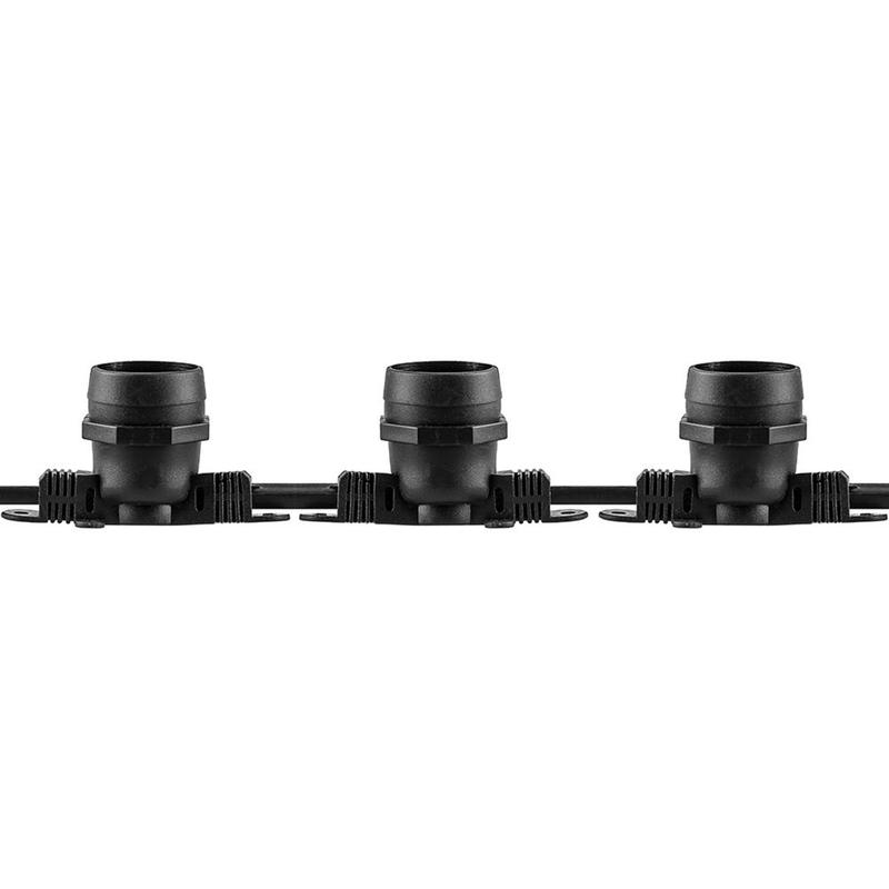 гирлянда 230в 100 e27 черн. шаг 50см ip 65 50м +1.5м шнур cl50-50 (уп.50м) feron 29881 от BTSprom.by