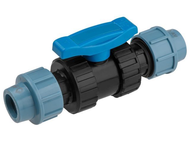 кран шар. пэ 20, av engineering (полипропилен, макс.  16 бар, макс.  40 °с) ave1332020 от BTSprom.by