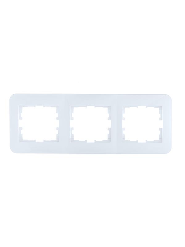 рамка 3-м asti горизонт. бел. lezard 7081-0200-148 от BTSprom.by