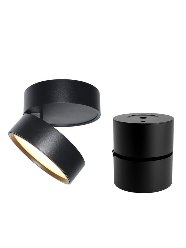 светильник светодиодный surfsp trdl 10вт 700лм 3000к теплый бел. свет накладной поворотный черн. osram 4607194233007 от BTSprom.by