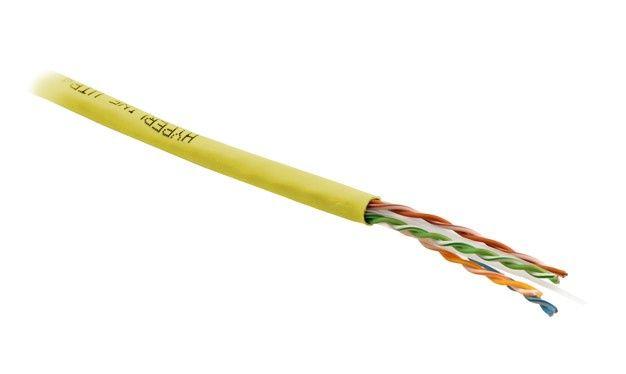 кабель витая пара неэкранир. u/utp кат.6 4 пары 23 awg ож solid с разделит. pvc-20град.c-+75град.c гарантия: 15 лет компонентн. / 25 лет системн. uutp4-c6-s23-in-pvc-yl-305 желт. (уп.305м) hyperline 443526 от BTSprom.by
