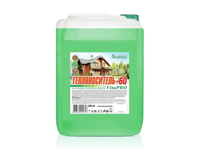 теплоноситель экотерм  vitapro (-60с) кан. 20 кг., ecotherm 430212031 от BTSprom.by