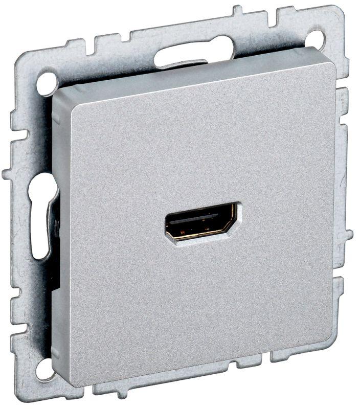 розетка сп brite hdmi рhdmi-0-бра механизм алюм. iek br-h10-k47 от BTSprom.by