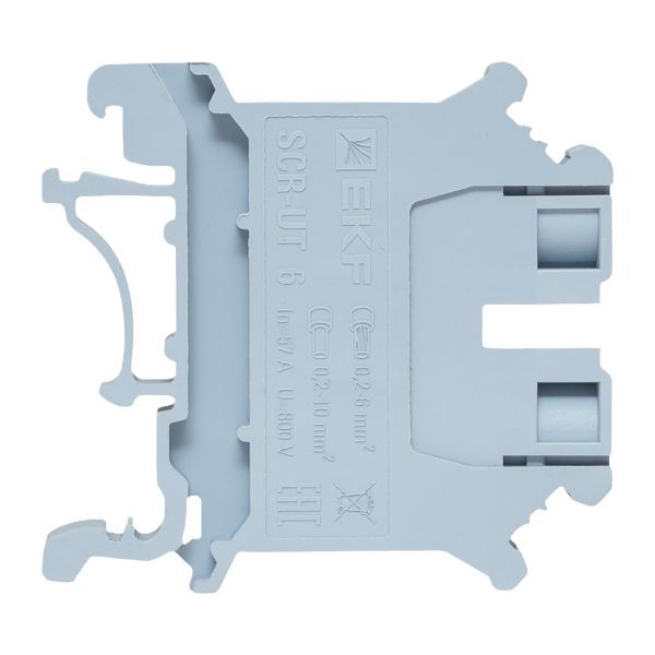  Колодка клеммная винтовая 6 UT сер. EKF scr-ut-6-g фото в каталоге от BTSprom.by