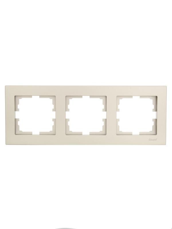 рамка 3-местн. горизонт. vesna титан lezard 742-3700-148 от BTSprom.by рамка 3-местн. горизонт. vesna титан lezard 742-3700-148 от BTSprom.by