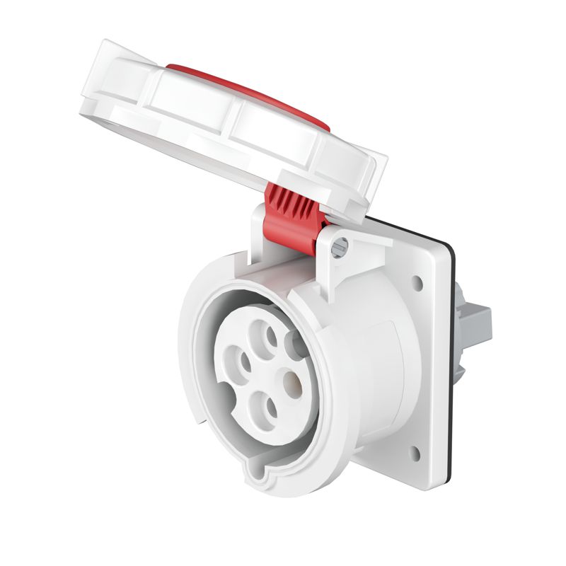 розетка панельная pss 32а 4п 3p+e 400в 3h ip67 dkc pss346-032-40 от BTSprom.by