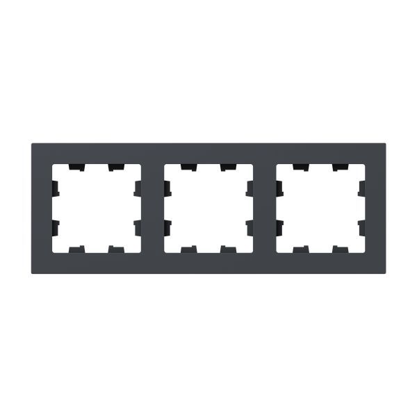 рамка 3-м эпика пластик графит ekf up1-fpg-03 от BTSprom.by