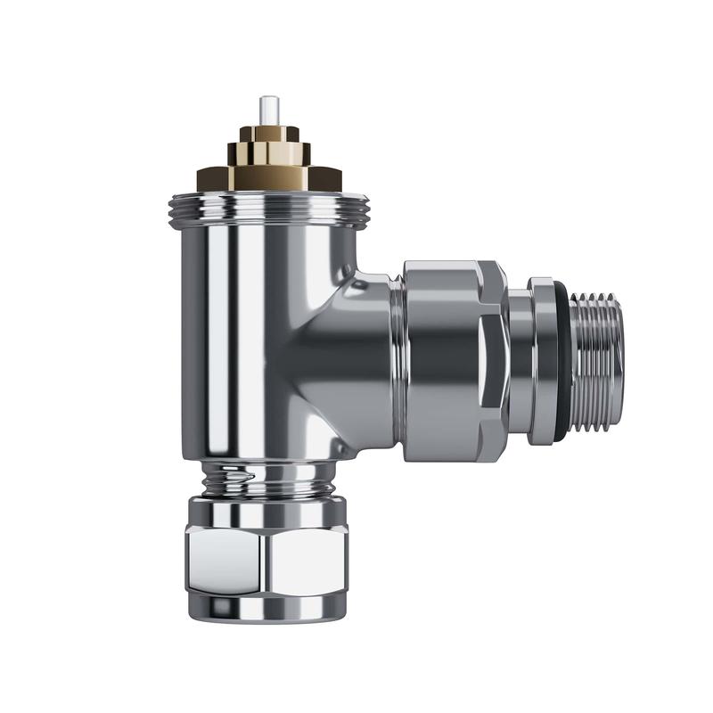  Набор термостатический угловой Design Pro 15мм М30х1.5 хром Royal Thermo НС-1646649 фото в каталоге от BTSprom.by