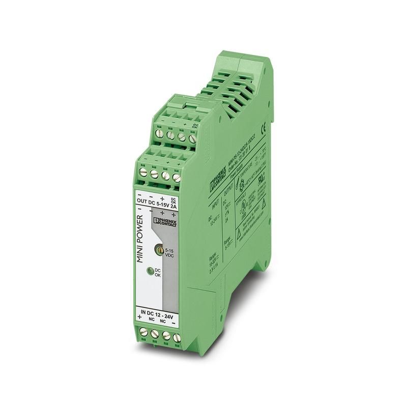 преобразователь dc/dc mini-ps- 12- 24dc/ 5-15dc/2 phoenix contact 2320018 от BTSprom.by