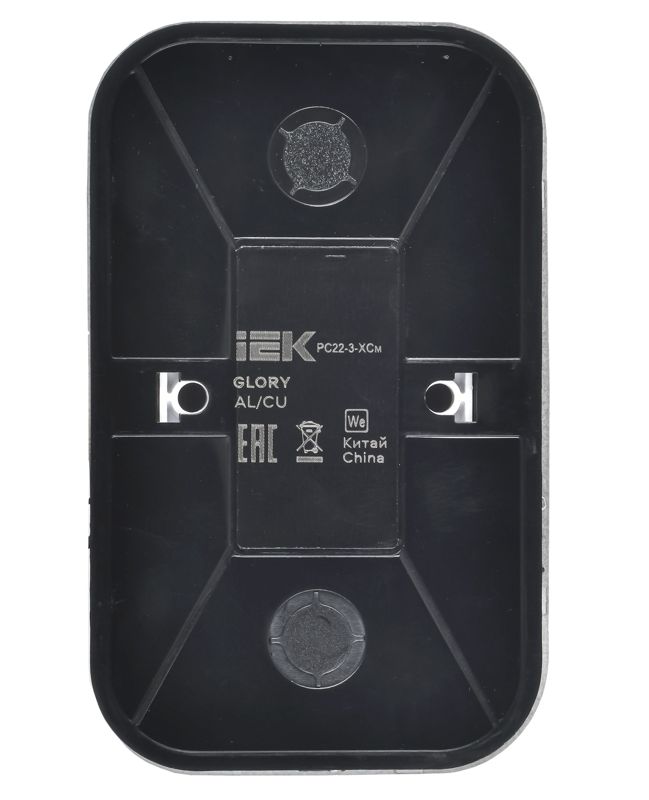  Розетка 2-м ОП GLORY РС22-3-ХСм 16А с заземл. без защ. шторок сталь матов. IEK ERH21-K46M-16 фото в каталоге от BTSprom.by