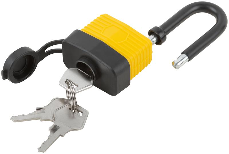  Замок навесной всепогодный 40х31мм длинная стальная дужка 6мм FIT 67193 фото в каталоге от BTSprom.by