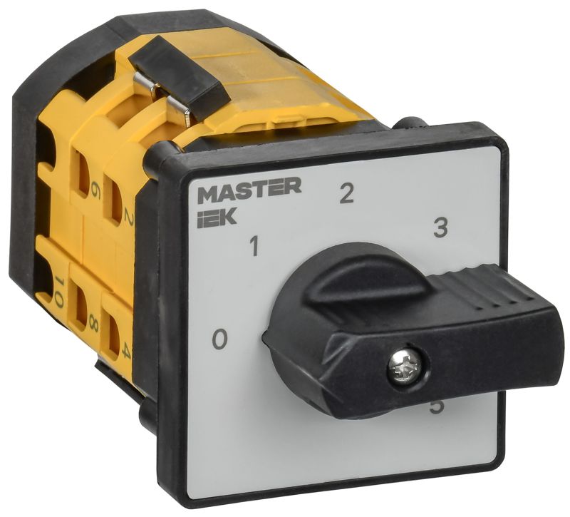переключатель кулачковый 10а (сх. 110) стандартная рукоятка iek mi-cs10-010-110 от BTSprom.by
