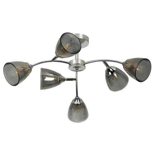  Люстра Francheska 9179-306 60Вт 6хE27 модерн Rivoli Б0068457 фото в каталоге от BTSprom.by