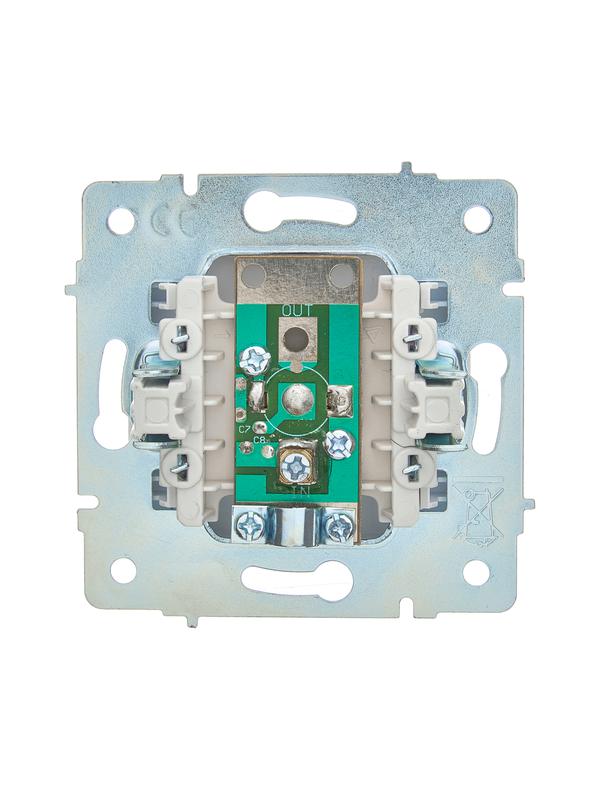  Розетка телевизионная оконечная TV СП ASTI IP20 механизм бел. LEZARD 7081-0288-130 фото в каталоге от BTSprom.by