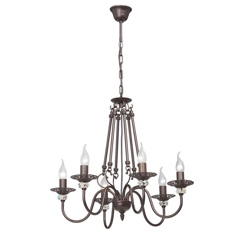 люстра 6xe14 макс. 40вт vitaluce v1784-8/6 от BTSprom.by
