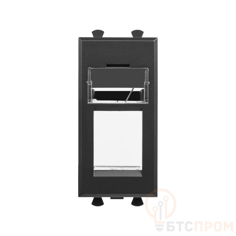 Адаптер для Keystone 1мод. Avanti "Черный матовый" DKC 4412201 фото в каталоге от BTSprom.by  Адаптер для Keystone 1мод. Avanti "Черный матовый" DKC 4412201 фото в каталоге от BTSprom.by