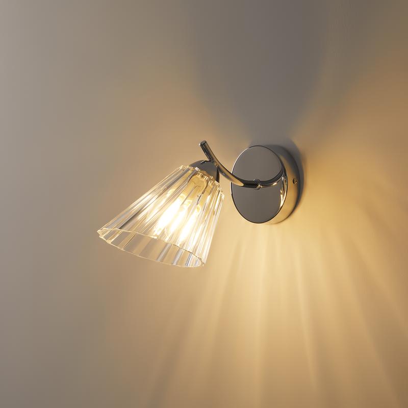  Светильник Faber 40Вт E14х1 IP20 бра настен. Freya FR5423WL-01CH фото в каталоге от BTSprom.by