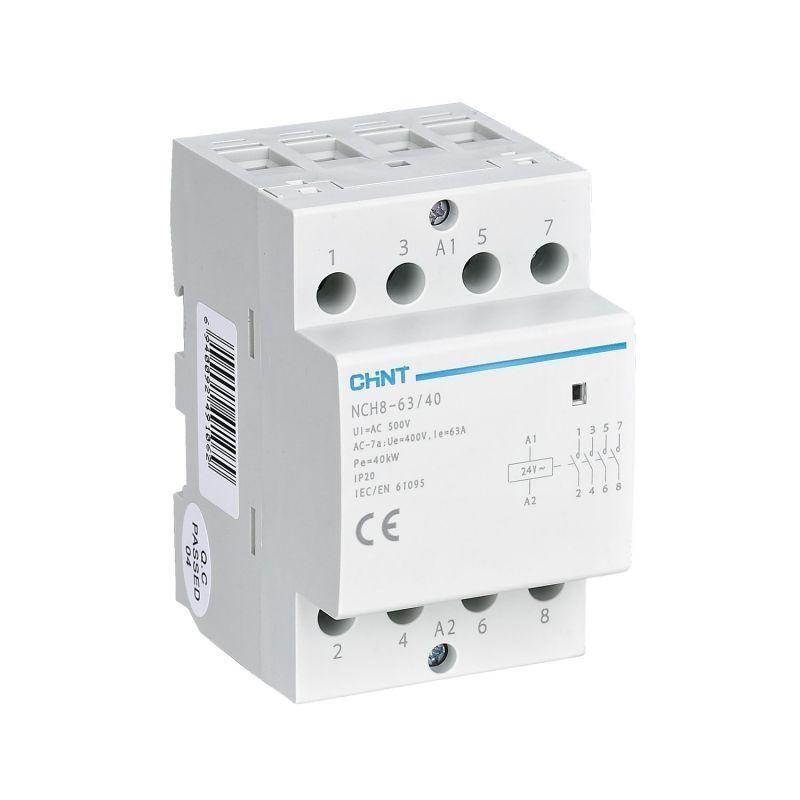 контактор модульный nch8-63/40 63а 4но ac 220/230в 50гц (r) chint 256101 от BTSprom.by