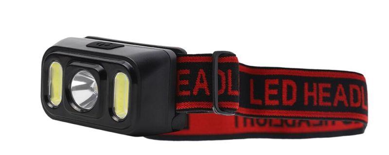 фонарь аккумуляторный налобный 3.7в xpe+2 x cob 3вт 5 режимов type-c бокс led53417 черн. camelion 15747 от BTSprom.by