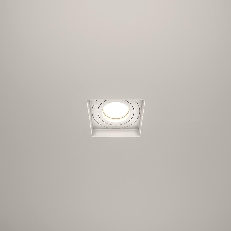  Светильник Atom 10Вт GU10 встраив. Maytoni DL003-01-W фото в каталоге от BTSprom.by