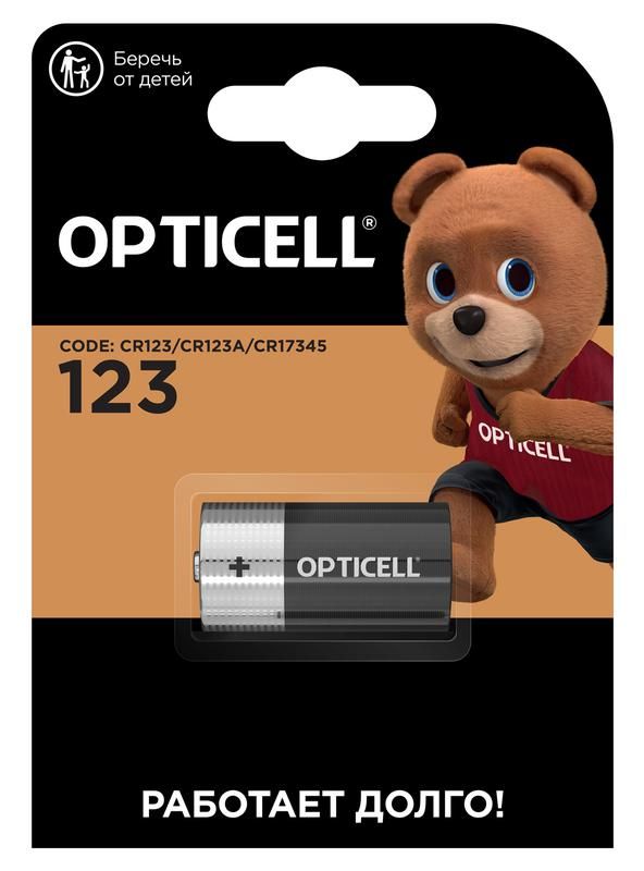элемент питания литиевый cr123 3в (блист.1шт) specialty opticell 5060014 от BTSprom.by