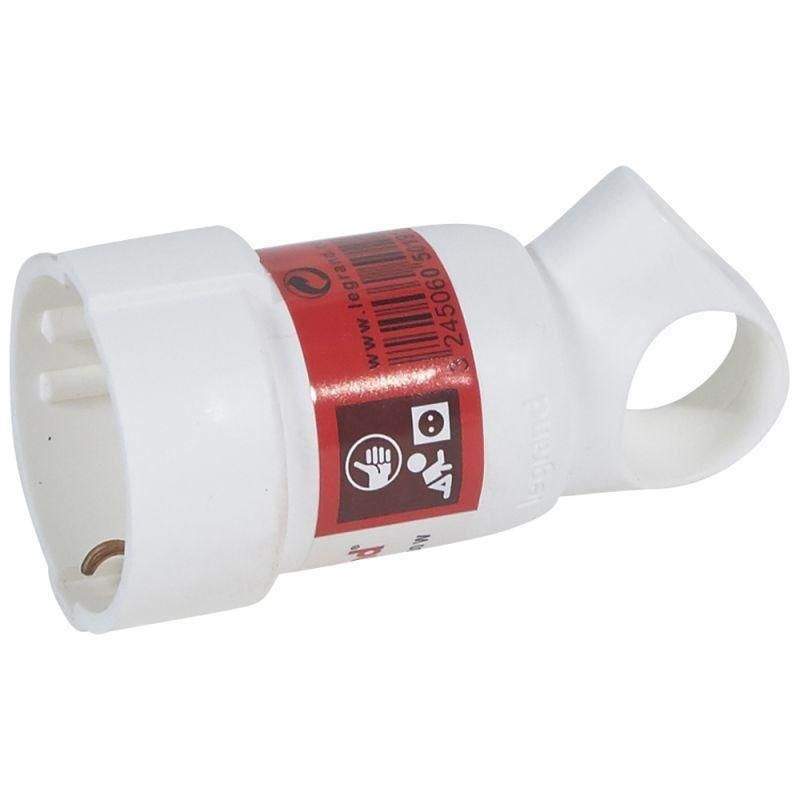 розетка кабельная helium 16а 2к+3 бел. с кольцом leg 050191 от BTSprom.by