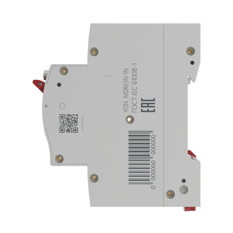  Выключатель автоматический дифференциального тока 2п (1P+N) C 10А 30мА тип A 6кА MDR63N YON MDR63N-1N2C10-A фото в каталоге от BTSprom.by