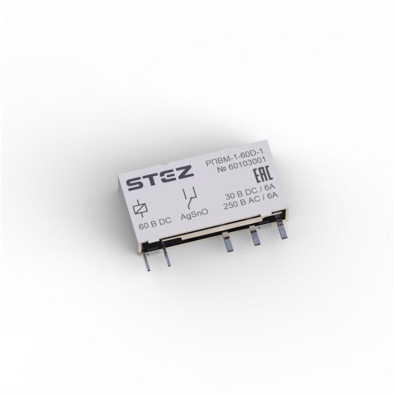 реле одиночное рпвм-1-60d-1 стэз 60103001 от BTSprom.by