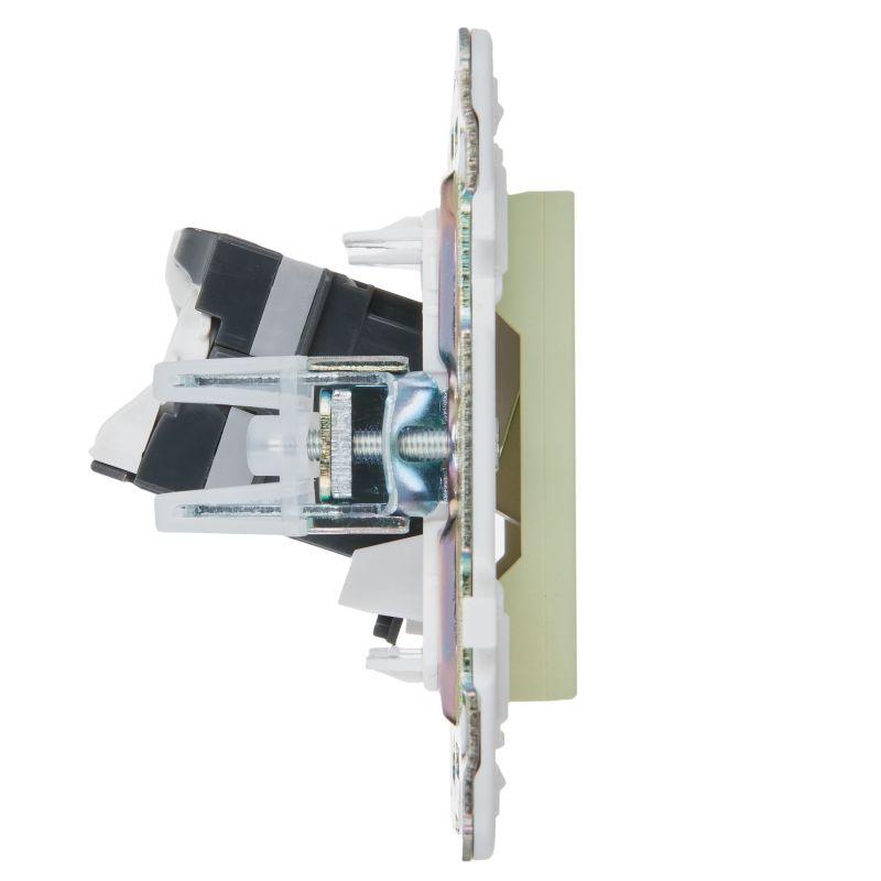  Розетка компьютерная RJ45 кат.5E SKANDY SK-K01G мятный IEK SK-K10-1-K06 фото в каталоге от BTSprom.by