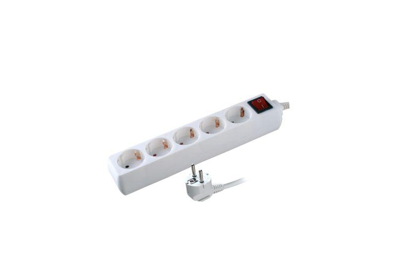 удлинитель 5х1.5м с заземл. 16а ip20 s 5х1.5-zdv 3.5квт с выкл. volsten 9330 от BTSprom.by