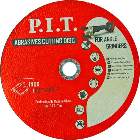 диск отрезной по металлу 150х22.2х2.5мм (уп.10шт) p.i.t. actw01-1504 от BTSprom.by