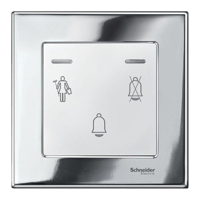  Рамка 1-м Merten метал. хром SchE MTN403139 фото в каталоге от BTSprom.by