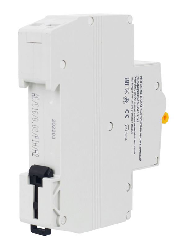  Выключатель автоматический дифференциального тока C 16А 30мА АВДТ32МL KARAT IEK MVD12-1-016-C-030 фото в каталоге от BTSprom.by